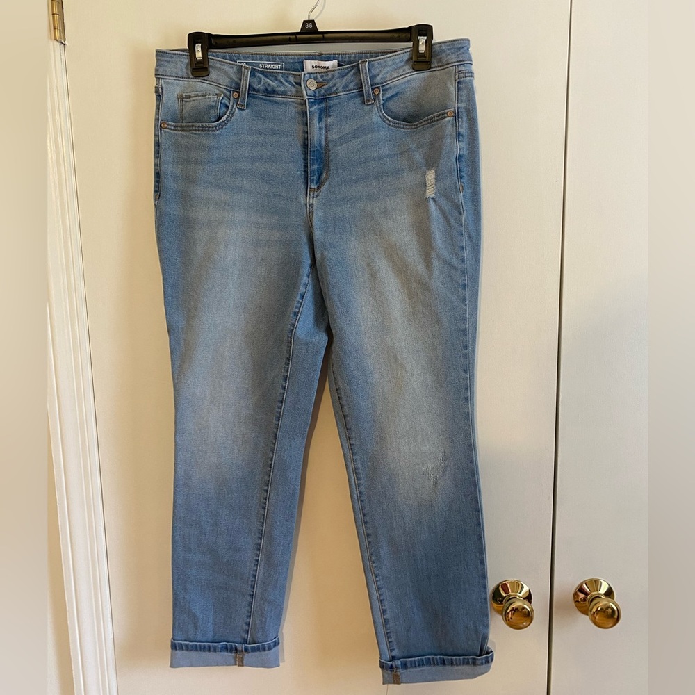 Sonoma Straight Jeans Denim Women’s Size 16